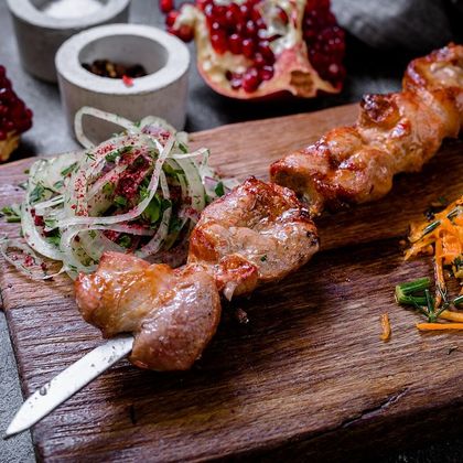 Шашлык из свининой шейки