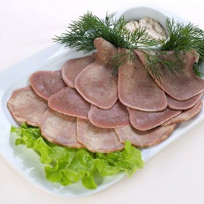 Язык говяжий с хреном