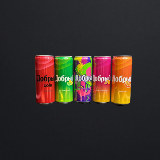 Лимонад добрый в ассортименте