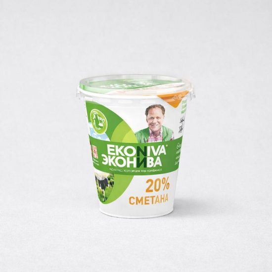 Сметана ЭкоНива 20%