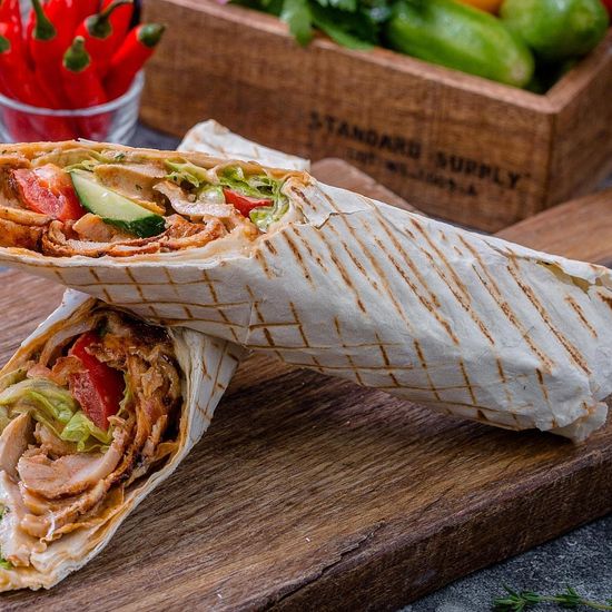 Шаурма микс курица+телятина в лаваше