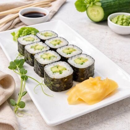 Миниролл с огурцом