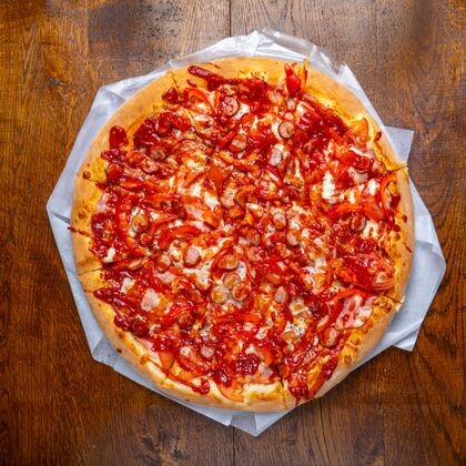 Гига-пицца Большая Девочка в Красном 1,8 кг