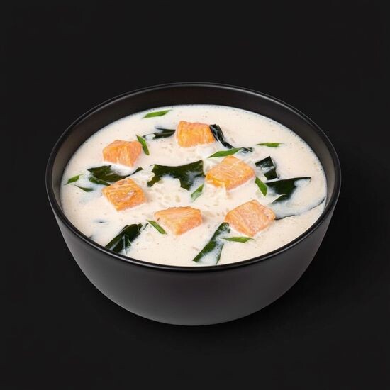 Мисо сливочный с лососем