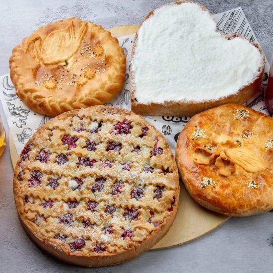 Сет из 4 пирогов на 6 персон