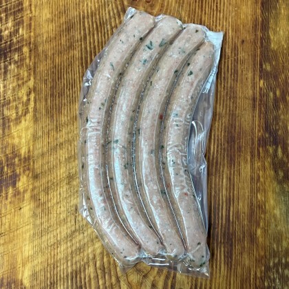 Купаты из рыбы лососевых пород, уп 350 г., цена за кг