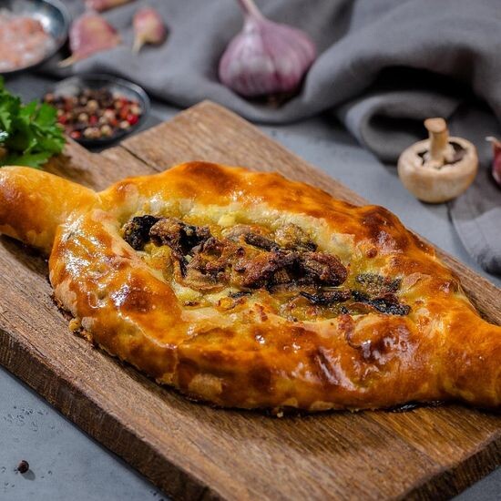 Хачапури с грибами