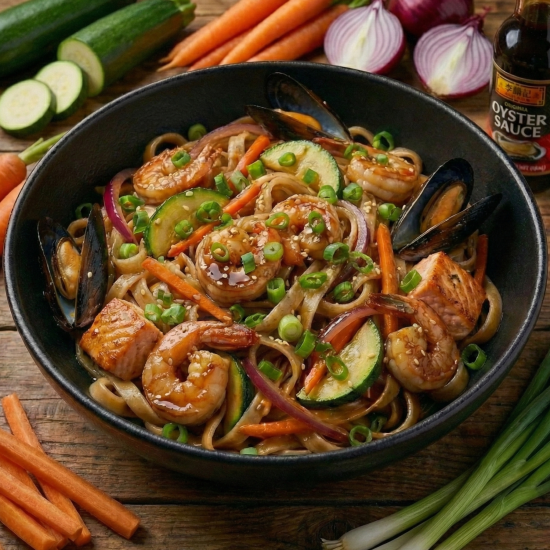 Удон с Морепродуктами