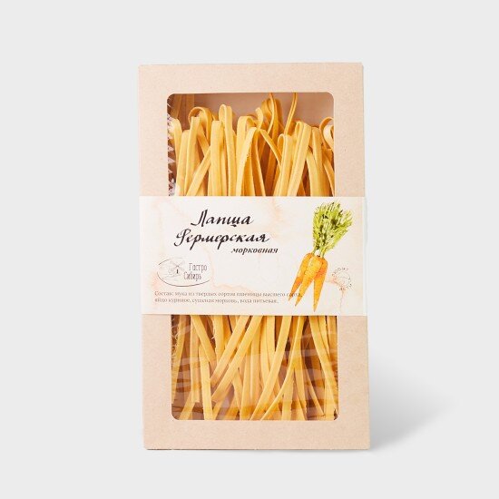 Лапша фермерская морковная