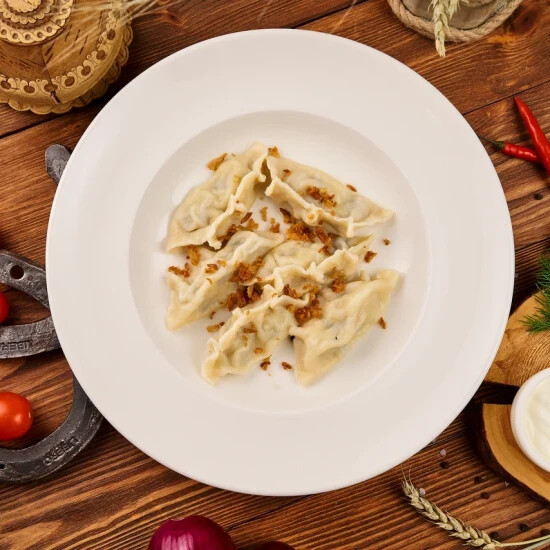 Вареники с картофелем и грибами