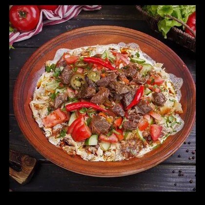 Курутоб с мясом