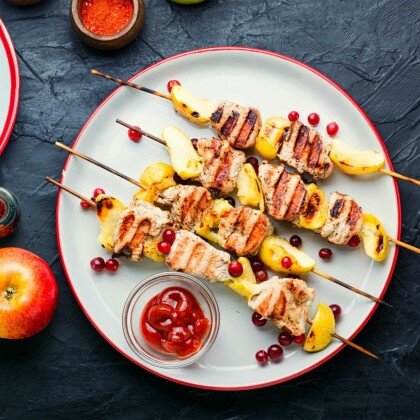 Шашлык из филе индейки