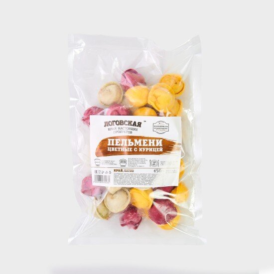 Пельмени цветные