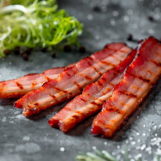 Бекон жареный