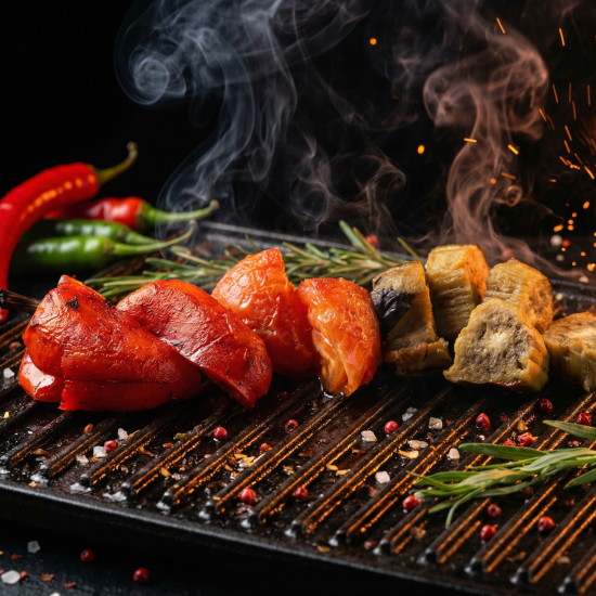 Овощи на мангале