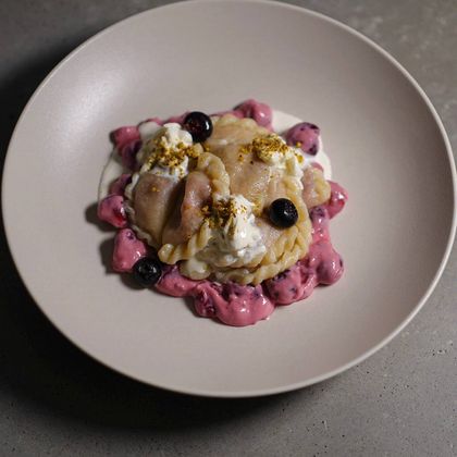 Вареники с вишней