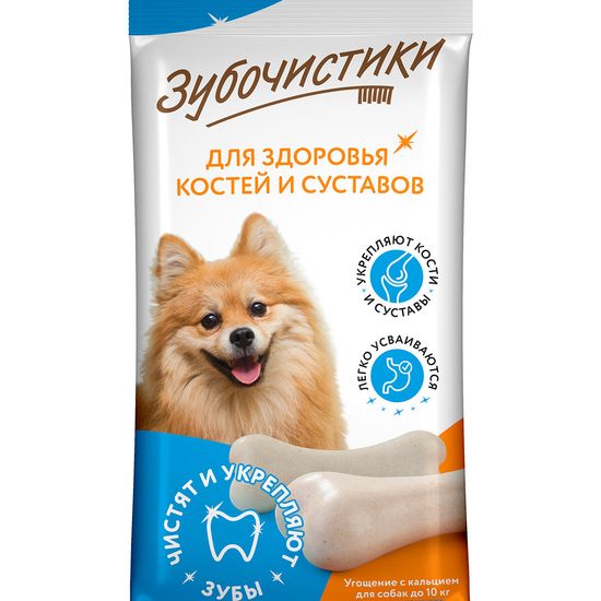 Деревенские лакомства Зубочистки кальциевые для собак мелких пород, 60 г
