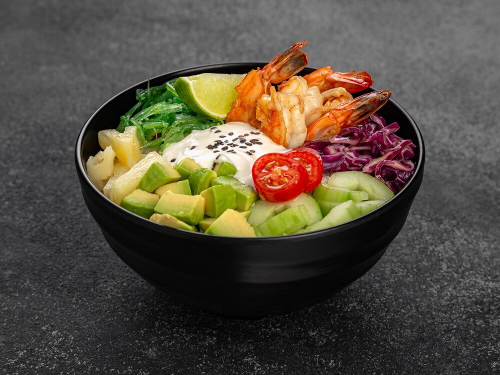 Боул с креветкой