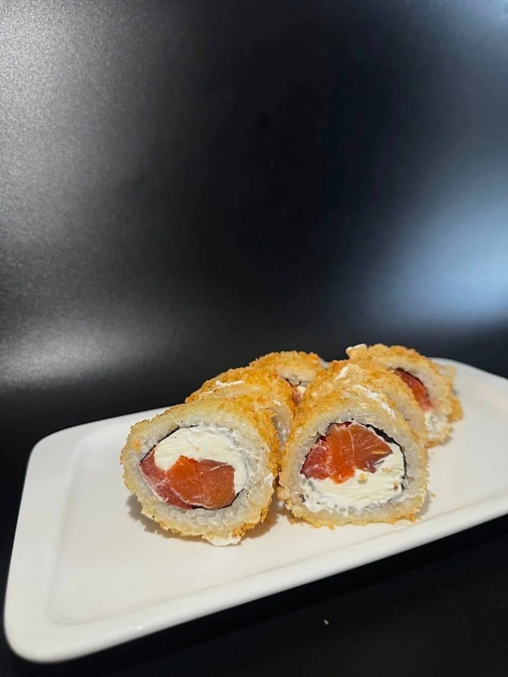 С копченым лососем