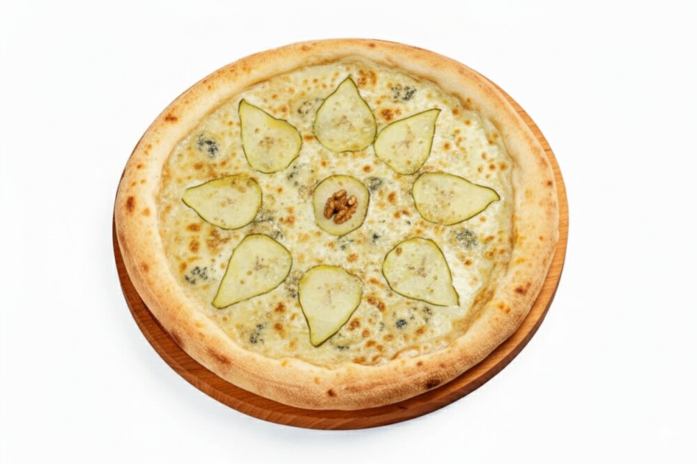 Пицца с грушей и горгонзолой