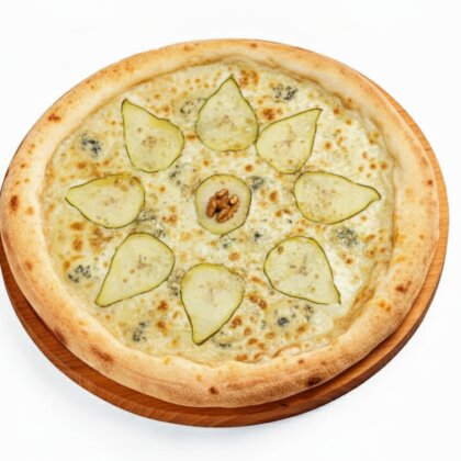 Пицца с грушей и горгонзолой