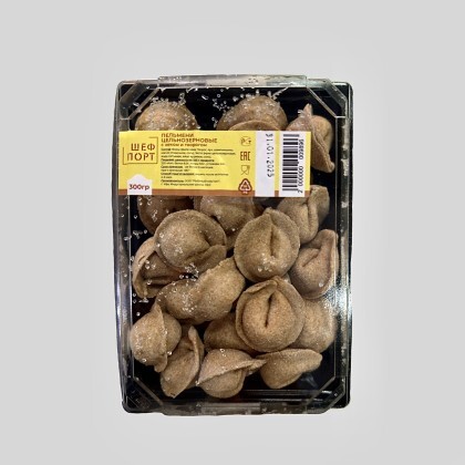 Пельмени цельнозерновые с хеком и творогом 1/300 ШефПорт