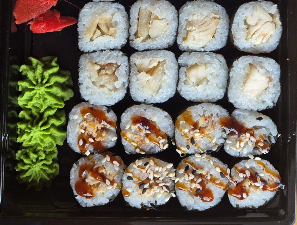 Микс классик краб и угорь 16 шт