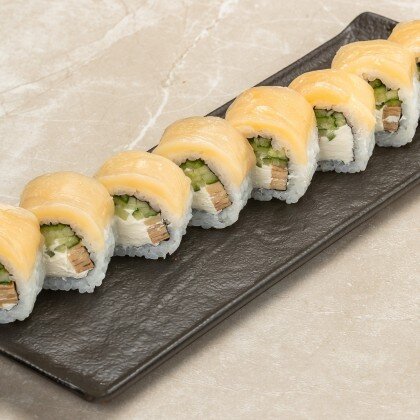 Ролл с гребешком