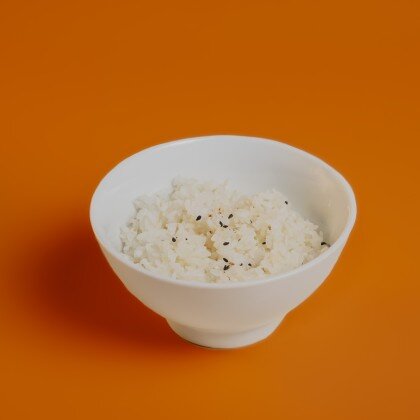 Белый паровой рис