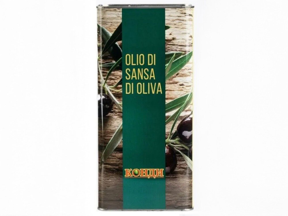 Масло оливковое рафинированное Oleificio Speroni "Конди" Olio di sansa di oliva, Италия, 5 л