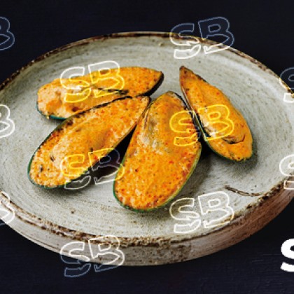 Запеченные мидии спайси