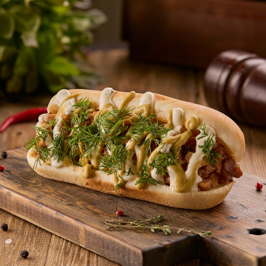 Хот-дог с курицей