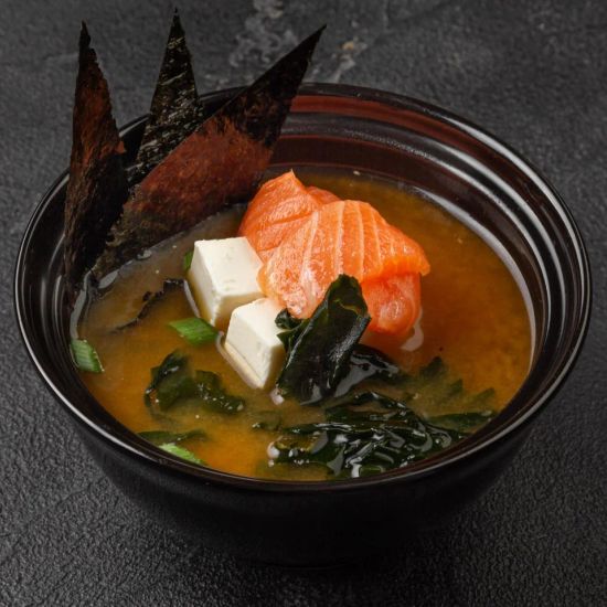 Мисо суп с лососем