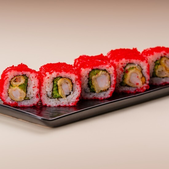 Ролл Калифорния креветка