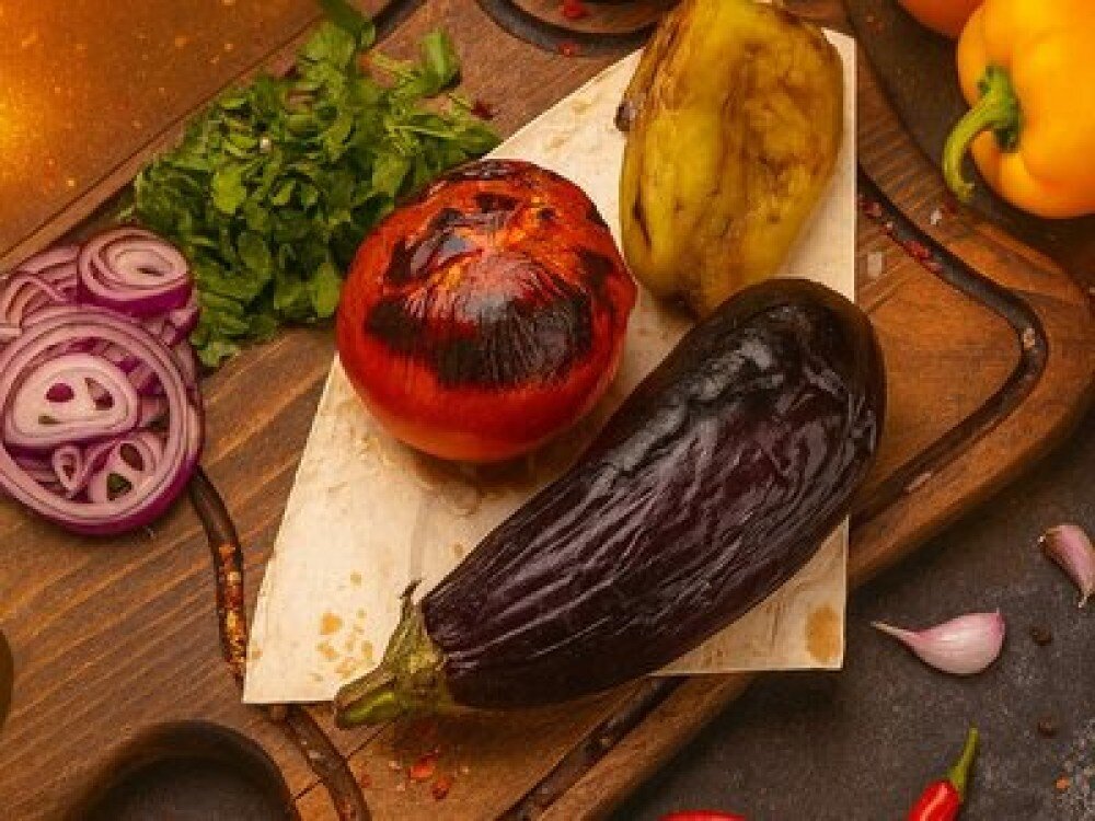 Овощи на мангале