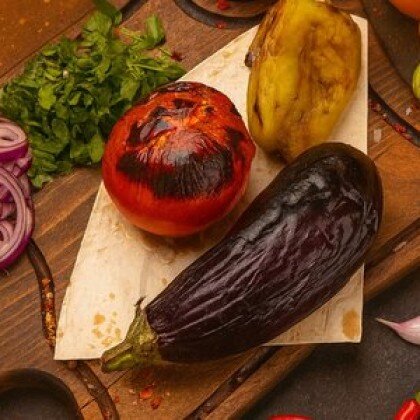 Овощи на мангале