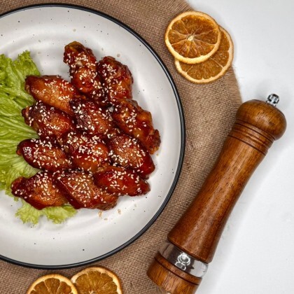 Крылышки в соусе сладкий чили