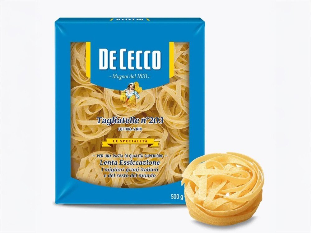 Паста De Cecco №203 Тальятелле, Италия, 500 г