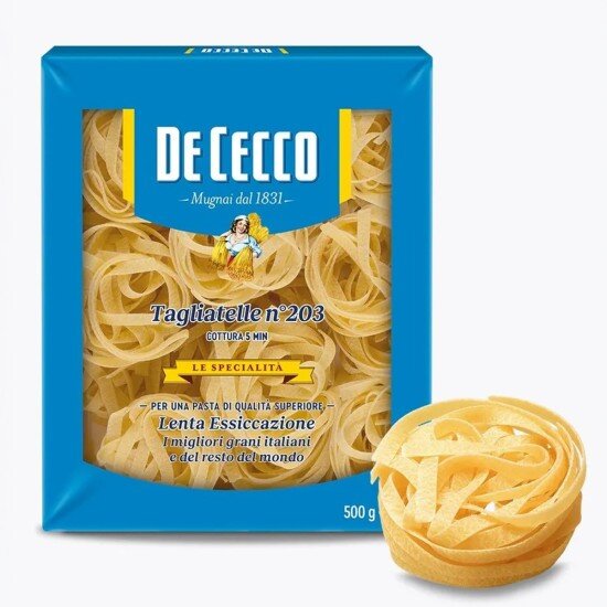 Паста De Cecco №203 Тальятелле, Италия, 500 г