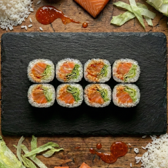 Ролл «Сочный» с лососем