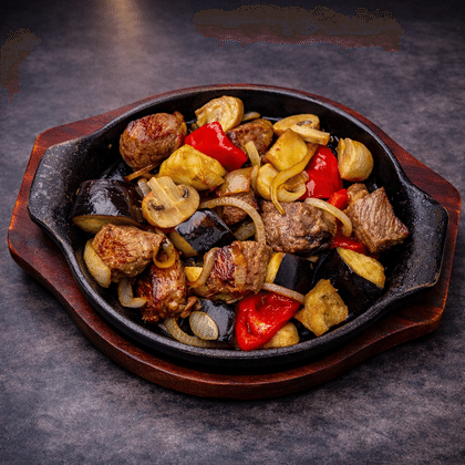 Мясо с овощами говядина