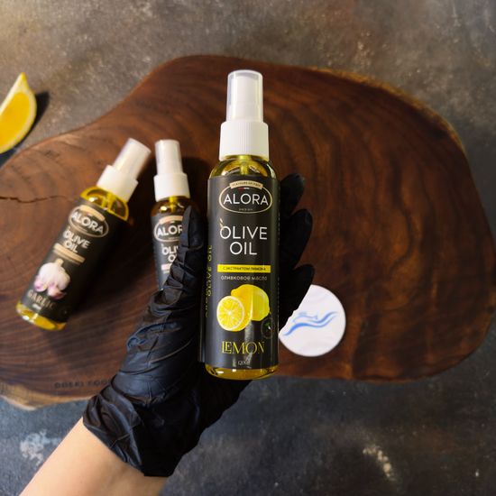 ALORA масло-спрей оливковое с экстрактом лимона Extra Virgin 120 мл.