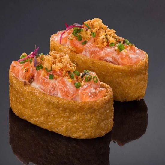 Инари с лососем