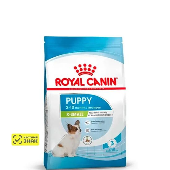 ROYAL CANIN Икс-Смол Паппи сухой корм для щенков миниатюрных пород до 10 месяцев, 0,5 кг