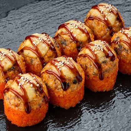 Запеченный ролл Маасдам угорь