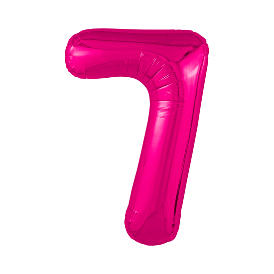 ≈ 100 см, Цифра 7, Фуксия