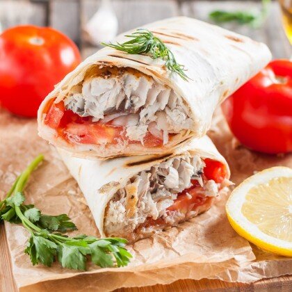 Донер со скумбрией фирменный