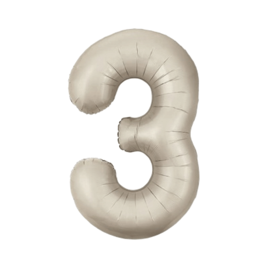 ≈ 100 см, Цифра 3, Мистик Кремовый