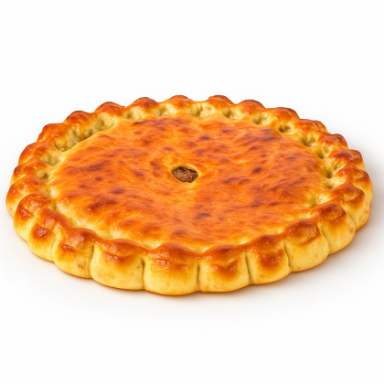 C мясом и баклажаном