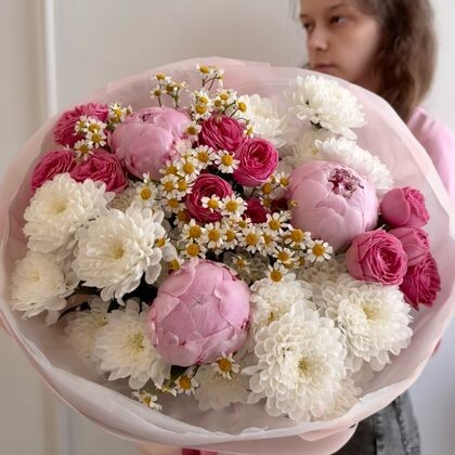 Букет «Розовое облако»